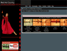 Tablet Screenshot of pepperdance.com